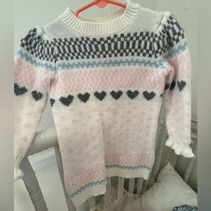 Janie and Jack heart sweater dress